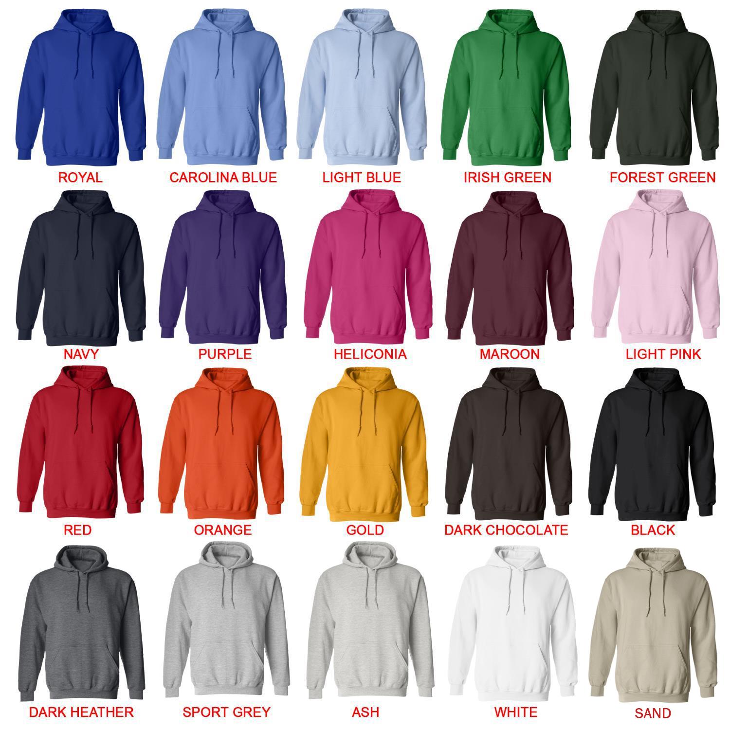 hoodie color chart - Ruri Rocks Store